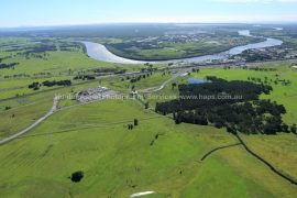 Gallery - aerial view of hexham newscastle by hunter aerial photography services