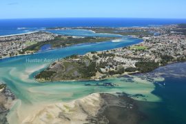 Gallery - aerial view of lake macquarie by hunter aerial photography services