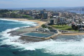 Gallery - aerial view of newcastle coastal by hunter aerial photography services