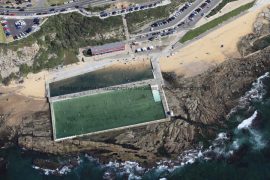 Gallery - aerial view of newcastle coastal by hunter aerial photography services