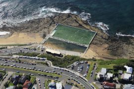 Gallery - aerial view of newcastle coastal by hunter aerial photography services