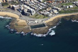 Gallery - aerial view of newcastle coastal by hunter aerial photography services
