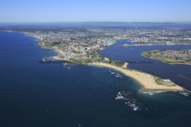 Gallery - aerial view of newcastle coastal by hunter aerial photography services
