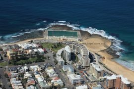 Gallery - aerial view of newcastle coastal by hunter aerial photography services
