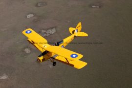 Gallery - aerial view of yellow plane by hunter aerial photography services