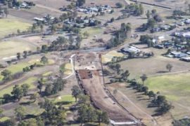 Gallery - aerial view of scone bypass by hunter aerial photography services