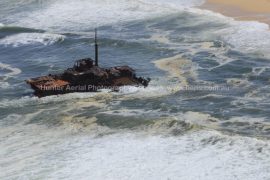 Gallery - aerial looks of sygna stockton sunken ship by hunter aerial photography services