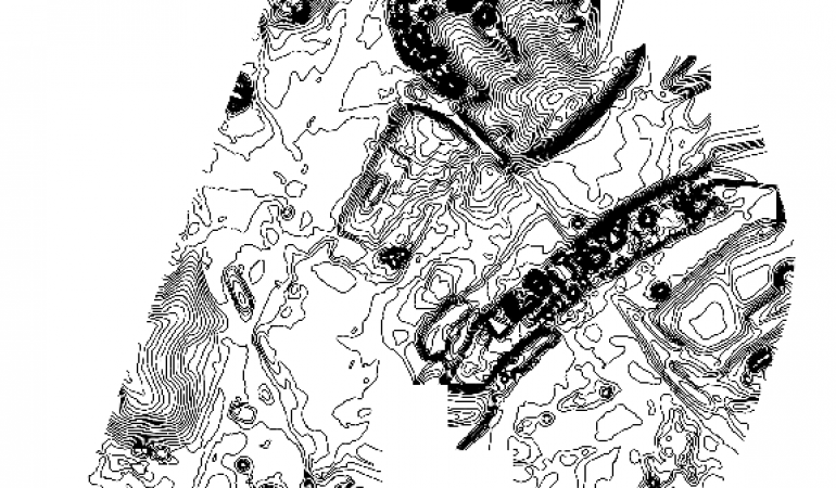 sandgate area newcastle contour map